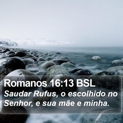 Romanos 16:13 BSL Bible Verse Image