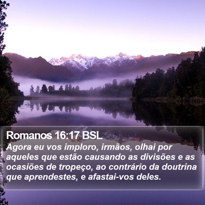 Romanos 16:17 BSL Bible Verse Image