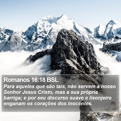 Romanos 16:18 BSL Bible Verse Image