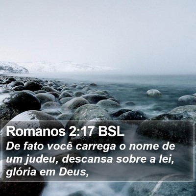 Romanos 2:17 BSL Bible Verse Image