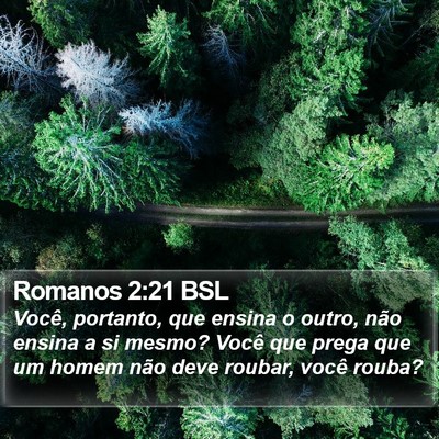 Romanos 2:21 BSL Bible Verse Image