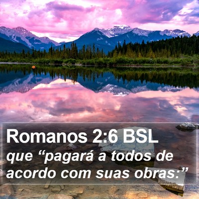 Romanos 2:6 BSL Bible Verse Image