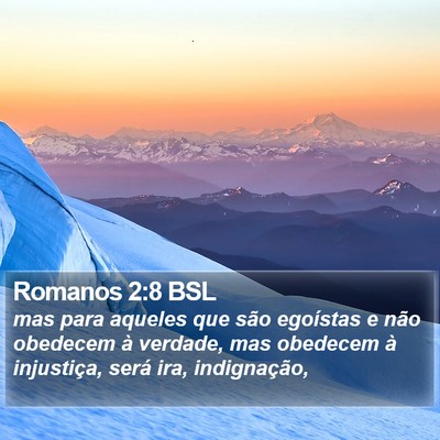 Romanos 2:8 BSL Bible Verse Image