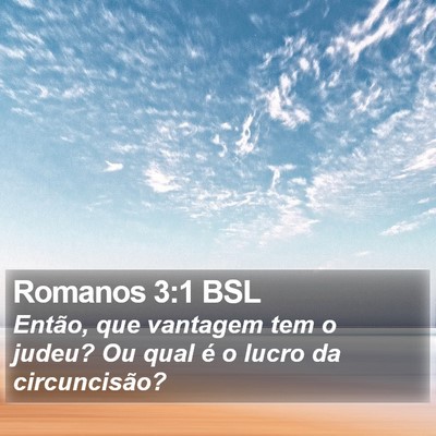 Romanos 3:1 BSL Bible Verse Image