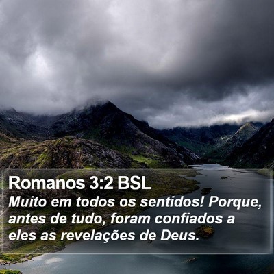 Romanos 3:2 BSL Bible Verse Image