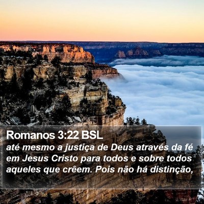 Romanos 3:22 BSL Bible Verse Image