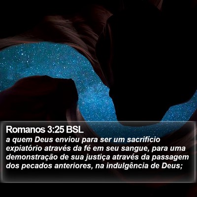 Romanos 3:25 BSL Bible Verse Image