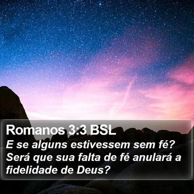 Romanos 3:3 BSL Bible Verse Image