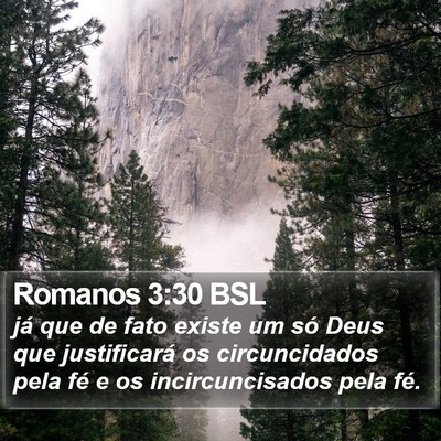 Romanos 3:30 BSL Bible Verse Image