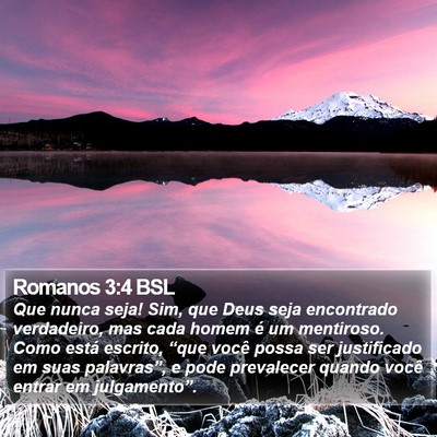 Romanos 3:4 BSL Bible Verse Image