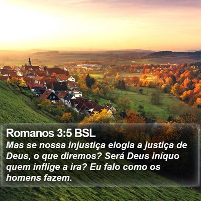 Romanos 3:5 BSL Bible Verse Image