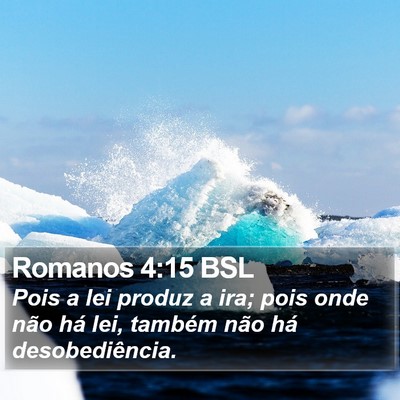 Romanos 4:15 BSL Bible Verse Image