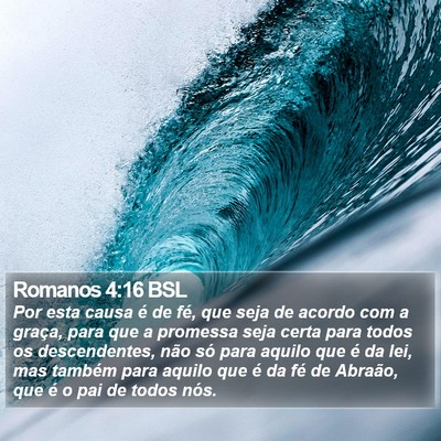 Romanos 4:16 BSL Bible Verse Image