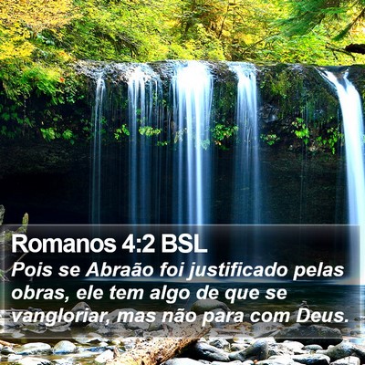 Romanos 4:2 BSL Bible Verse Image