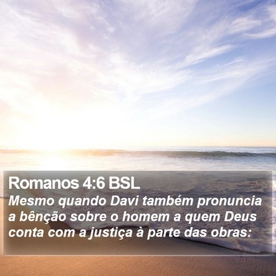 Romanos 4:6 BSL Bible Verse Image