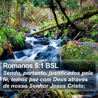 Romanos 5:1 BSL Bible Verse Image
