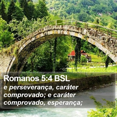 Romanos 5:4 BSL Bible Verse Image