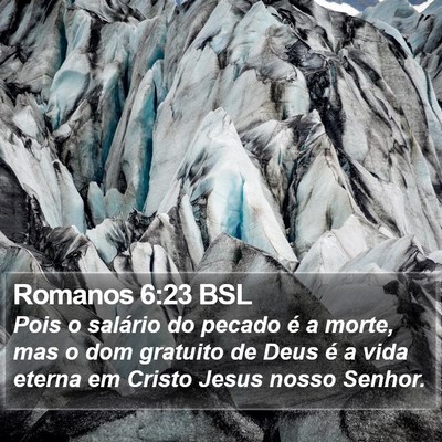 Romanos 6:23 BSL Bible Verse Image