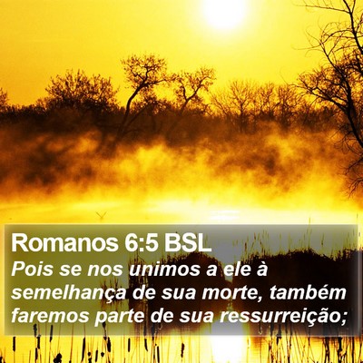 Romanos 6:5 BSL Bible Verse Image