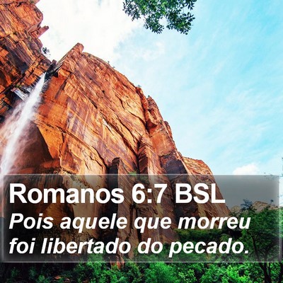 Romanos 6:7 BSL Bible Verse Image