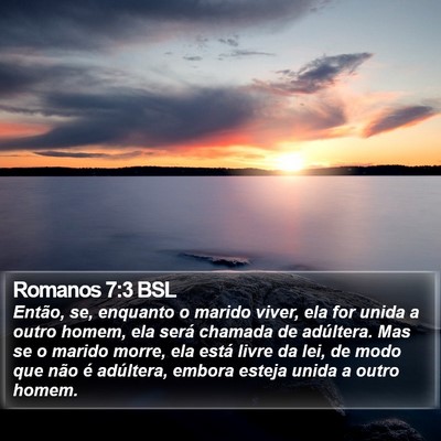 Romanos 7:3 BSL Bible Verse Image