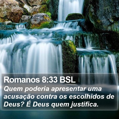 Romanos 8:33 BSL Bible Verse Image