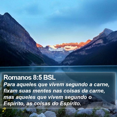 Romanos 8:5 BSL Bible Verse Image