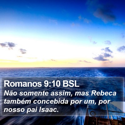 Romanos 9:10 BSL Bible Verse Image