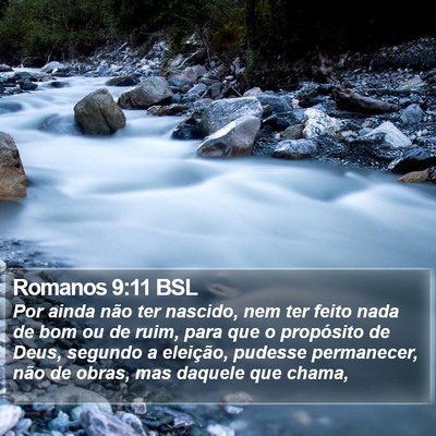 Romanos 9:11 BSL Bible Verse Image