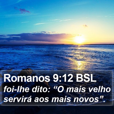 Romanos 9:12 BSL Bible Verse Image