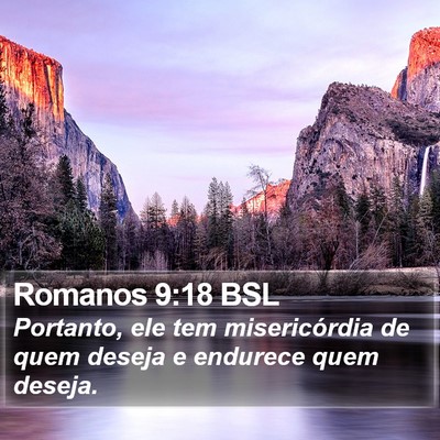 Romanos 9:18 BSL Bible Verse Image