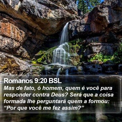 Romanos 9:20 BSL Bible Verse Image