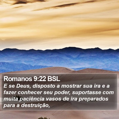 Romanos 9:22 BSL Bible Verse Image