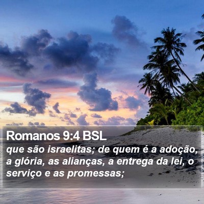 Romanos 9:4 BSL Bible Verse Image