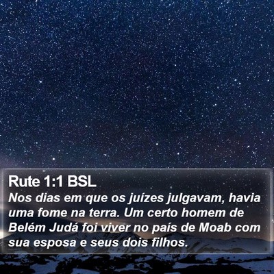 Rute 1:1 BSL Bible Verse Image