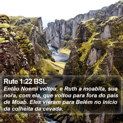 Rute 1:22 BSL Bible Verse Image