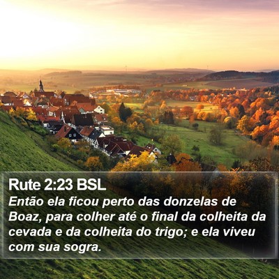 Rute 2:23 BSL Bible Verse Image