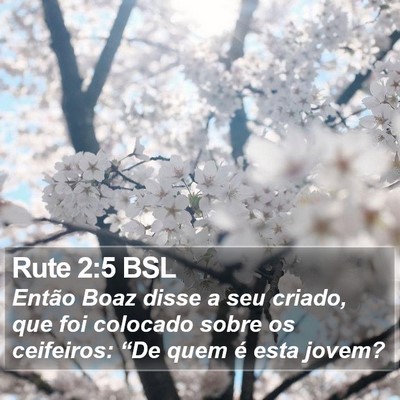 Rute 2:5 BSL Bible Verse Image