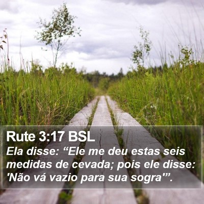 Rute 3:17 BSL Bible Verse Image