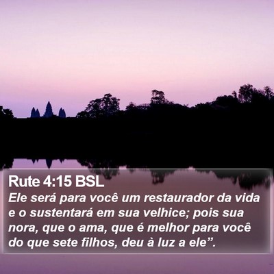 Rute 4:15 BSL Bible Verse Image