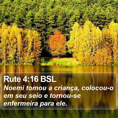 Rute 4:16 BSL Bible Verse Image
