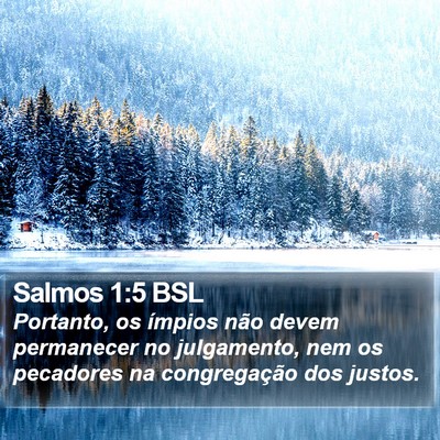 Salmos 1:5 BSL Bible Verse Image