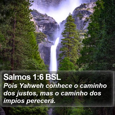 Salmos 1:6 BSL Bible Verse Image