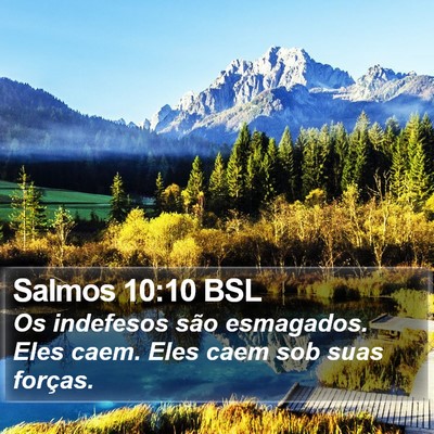 Salmos 10:10 BSL Bible Verse Image