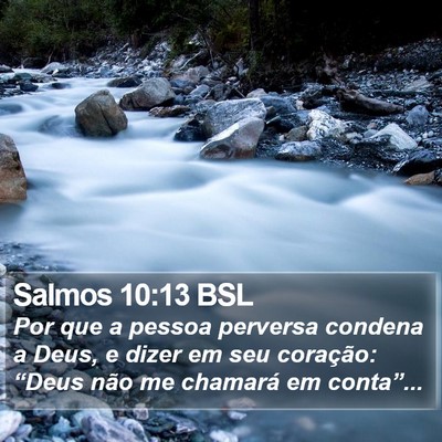 Salmos 10:13 BSL Bible Verse Image
