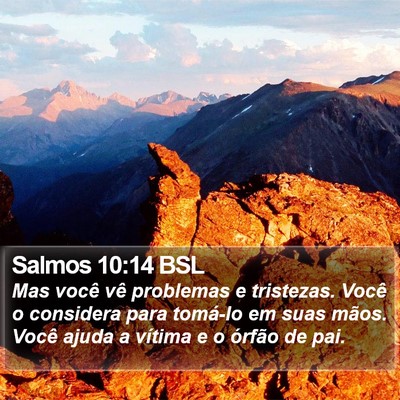 Salmos 10:14 BSL Bible Verse Image