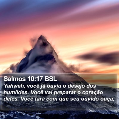 Salmos 10:17 BSL Bible Verse Image