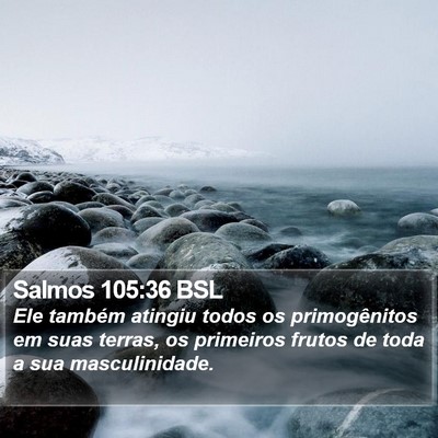 Salmos 105:36 BSL Bible Verse Image