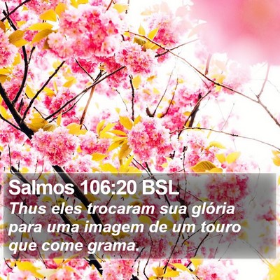 Salmos 106:20 BSL Bible Verse Image