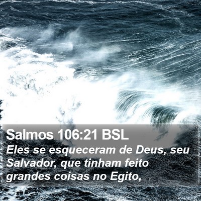 Salmos 106:21 BSL Bible Verse Image